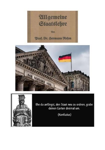 Produktbild: Allgemeine Staatslehre von Prof. Dr. Hermann Rehm