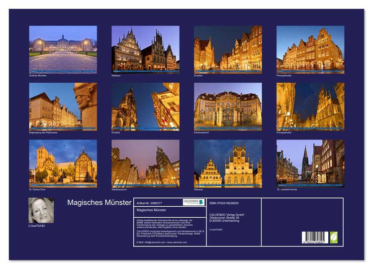 Produktbild: Magisches M&uuml;nster (Wandkalender 2026 DIN A2 quer), CALVENDO Monatskalender