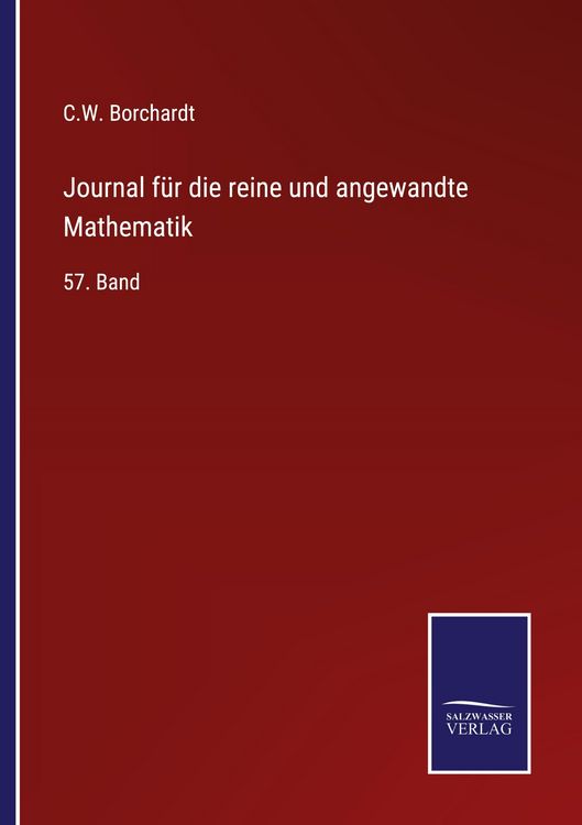 Produktbild: Journal f&uuml;r die reine und angewandte Mathematik