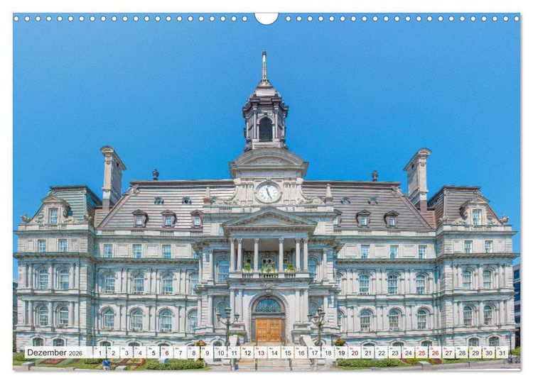 Produktbild: Montreal - klassisches Erbe in Qu&eacute;bec (Wandkalender 2026 DIN A3 quer), CALVENDO Monatskalender