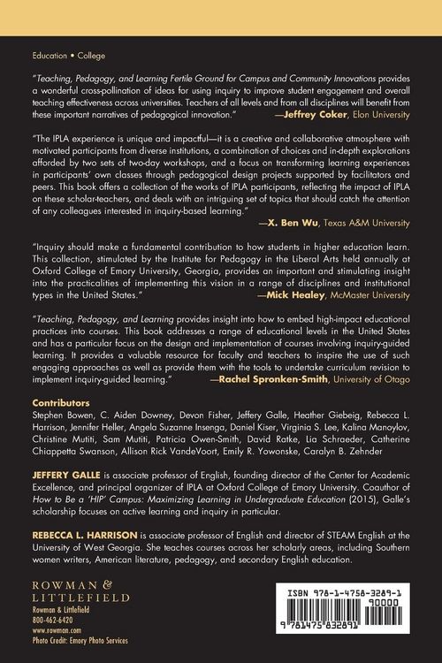 Produktbild: Teaching, Pedagogy, and Learning