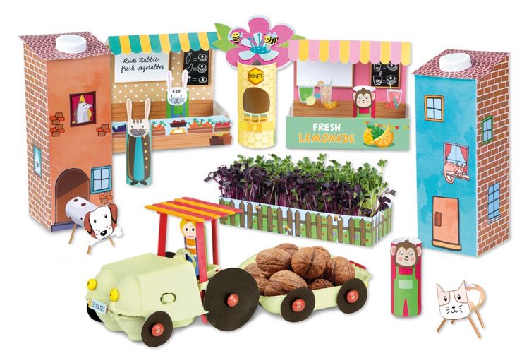 Produktbild: Upcycling Village, Faltschachtel
