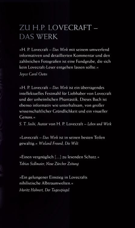Produktbild: H. P. Lovecraft. Das Werk II