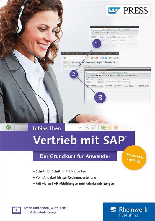 Produktbild: Vertrieb mit SAP. Der Grundkurs für Anwender