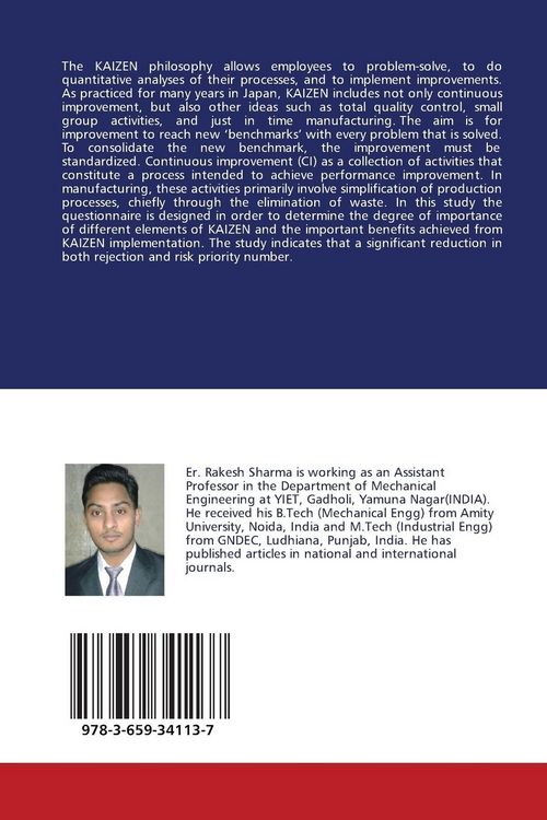 Produktbild: Kaizen: A Approach to Process Improvement in Manufacturing Industry