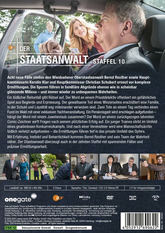 Produktbild: Der Staatsanwalt Staffel 10 [3 DVDs]