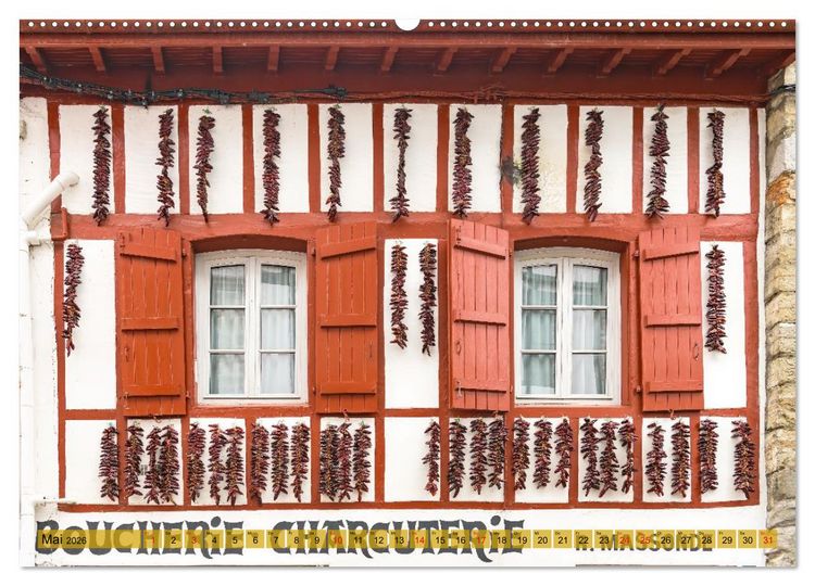 Produktbild: Das Baskenland (hochwertiger Premium Wandkalender 2026 DIN A2 quer), Kunstdruck in Hochglanz