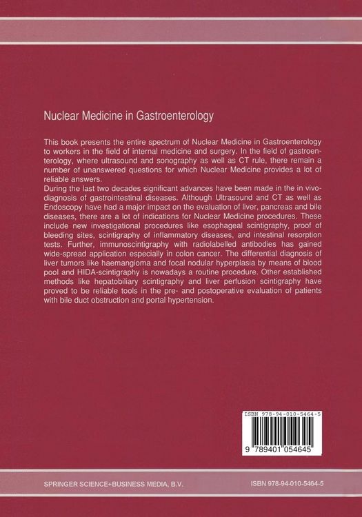 Produktbild: Nuclear Medicine in Gastroenterology