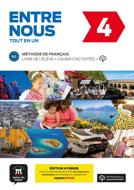 Produktbild: Entre nous 4 B2 - &Eacute;dition hybride