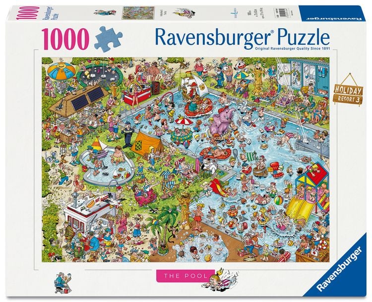 Produktbild: Erwachsenenpuzzle 1000 Teile - Ray Nicholson - Der Pool