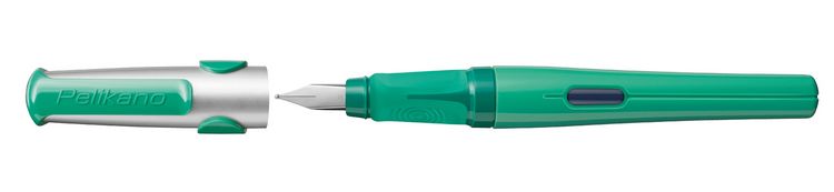 Produktbild: Pelikan F&uuml;ller Pelikano Gr&uuml;n Feder L f&uuml;r Linksh&auml;nder