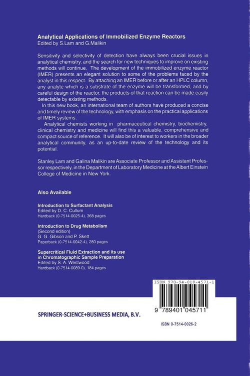 Produktbild: Analytical Applications of Immobilized Enzyme Reactors