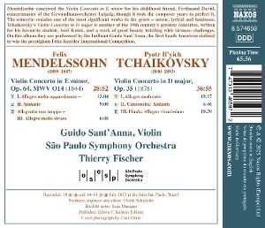 Produktbild: Mendelssohn/Tschaikowski: Violinkonzerte