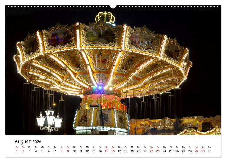 Produktbild: Hamburg schl&auml;ft nie (Wandkalender 2026 DIN A2 quer), CALVENDO Monatskalender