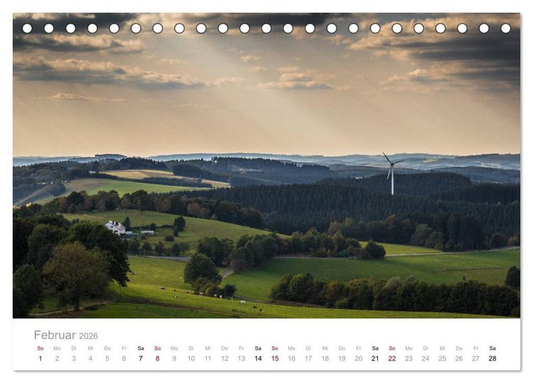 Produktbild: Sch&ouml;nes Sauerland (Tischkalender 2026 DIN A5 quer), CALVENDO Monatskalender