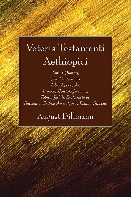 Produktbild: Veteris Testamenti Aethiopici