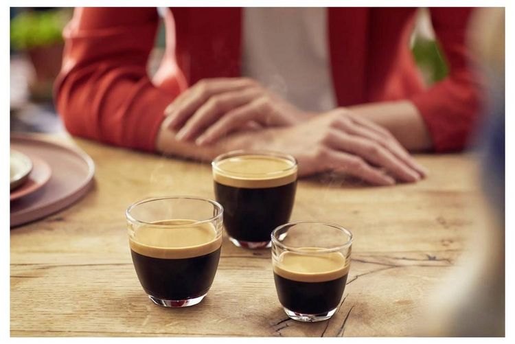 Produktbild: Philips CSA230/69 CSA230/69 Kaffeepadmaschine Schwarz mit Hei&szlig;wasserauslass, One Touch