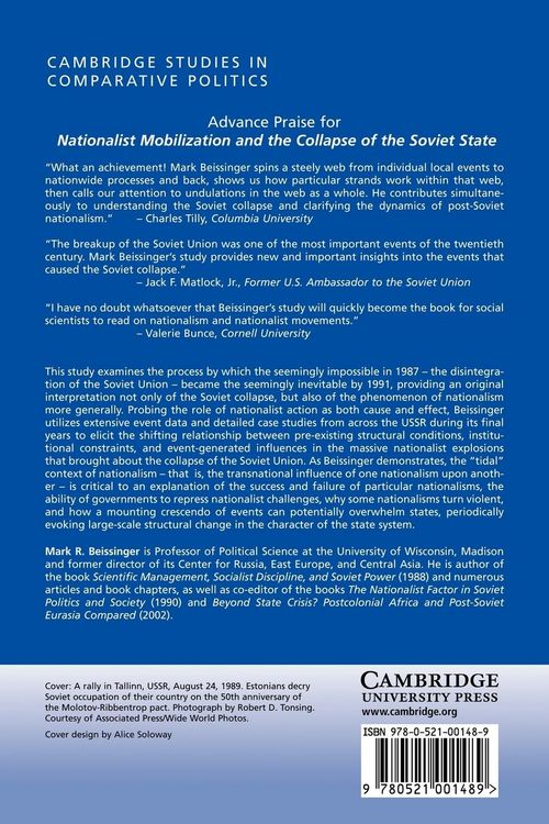 Produktbild: Nationalist Mobilization and the Collapse of the Soviet State