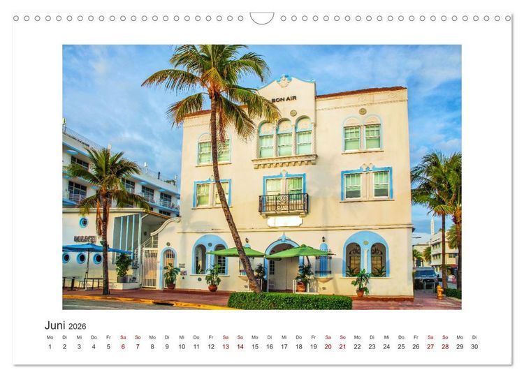 Produktbild: Miami - pulsierende Metropole (Wandkalender 2026 DIN A3 quer), CALVENDO Monatskalender