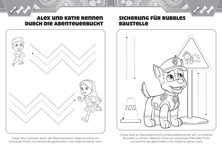 Produktbild: PAW Patrol Vorschulbuch Schwung&uuml;bungen