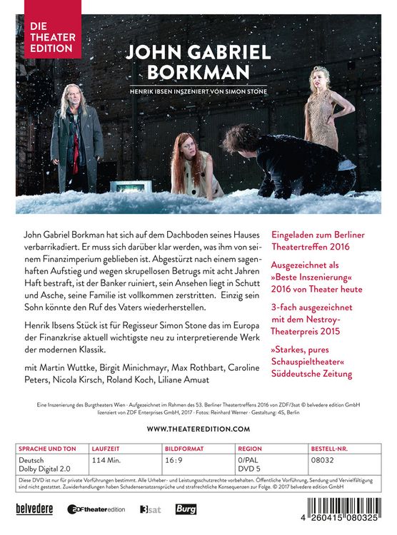 Produktbild: John Gabriel Borkman - Die Theater Edition