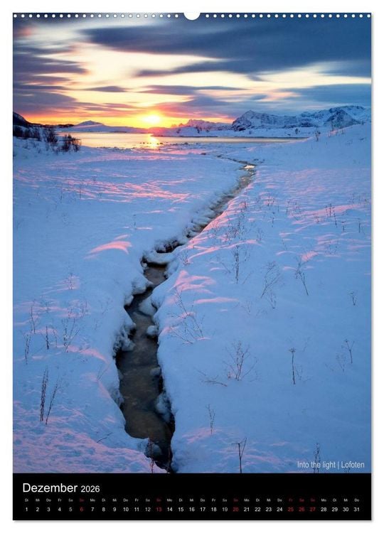 Produktbild: Northern Norway (hochwertiger Premium Wandkalender 2026 DIN A2 hoch), Kunstdruck in Hochglanz
