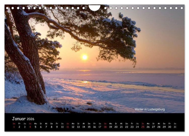 Produktbild: Landschaften im Norden (Wandkalender 2026 DIN A4 quer), CALVENDO Monatskalender