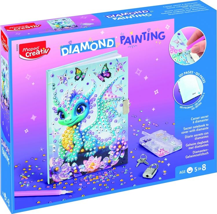 Produktbild: Maped Kreativ-Set diamond painting Tagebuch