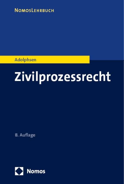 Bild vom Artikel Zivilprozessrecht vom Autor Jens Adolphsen