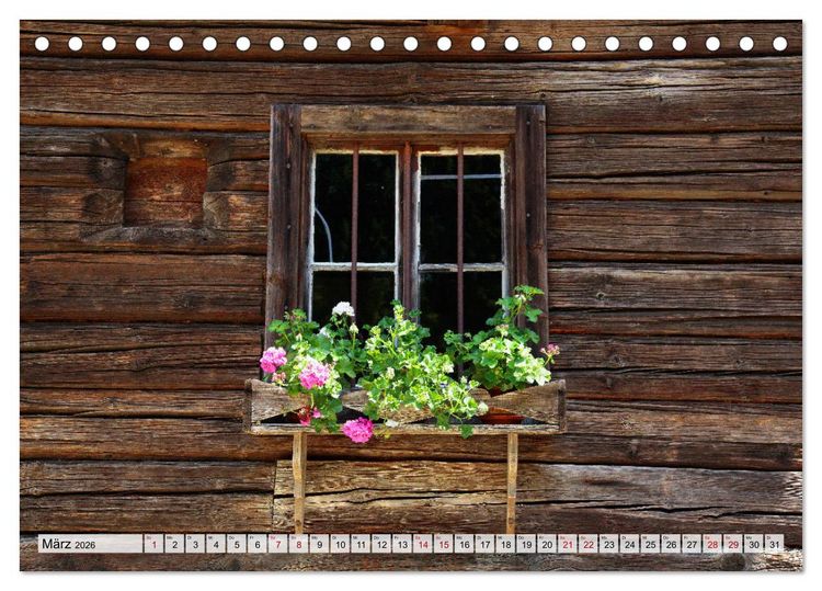 Produktbild: Bauernfenster (Tischkalender 2026 DIN A5 quer), CALVENDO Monatskalender