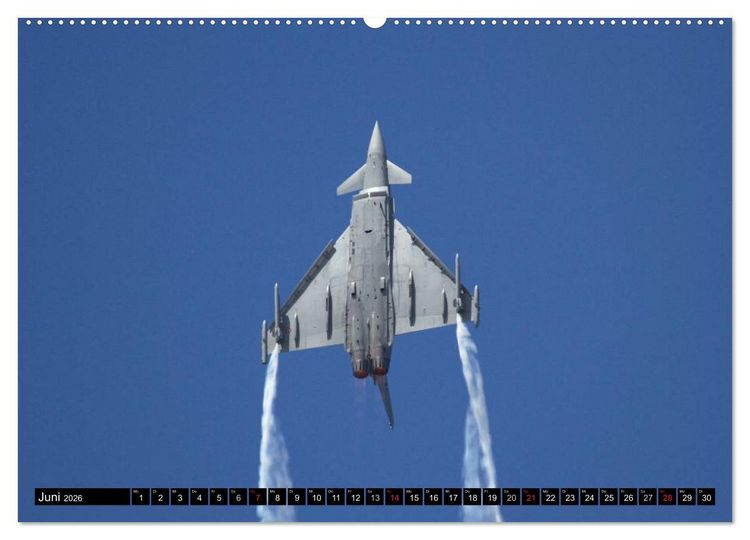 Produktbild: Augenblicke in der Luft: Eurofighter Typhoon (hochwertiger Premium Wandkalender 2026 DIN A2 quer), Kunstdruck in Hochglanz