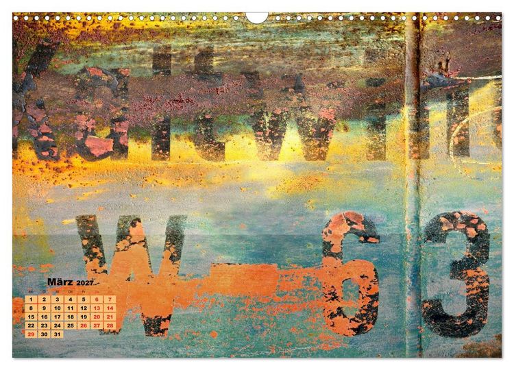 Produktbild: Metallwelt (Wandkalender 2027 DIN A3 quer), CALVENDO Monatskalender