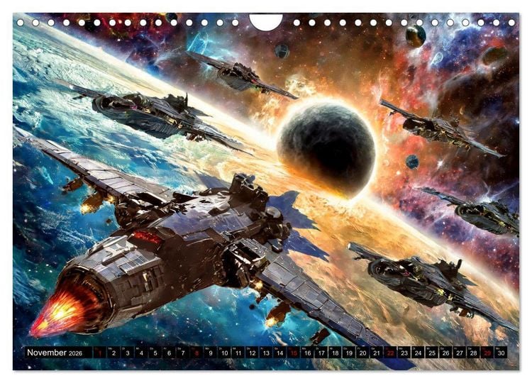 Produktbild: Mobilit&auml;t im All (Wandkalender 2026 DIN A4 quer), CALVENDO Monatskalender