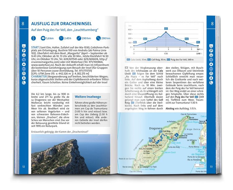 Produktbild: KOMPASS Wanderführer Mallorca, 78 Touren mit Extra-Tourenkarte
