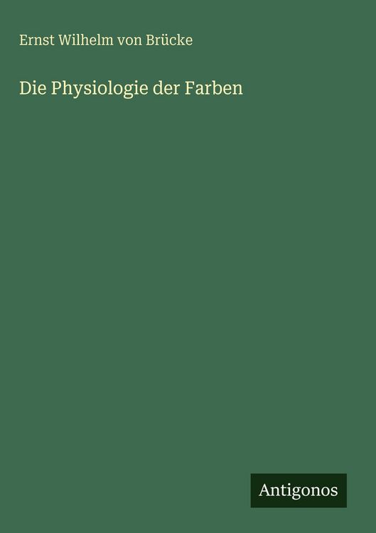 Produktbild: Die Physiologie der Farben