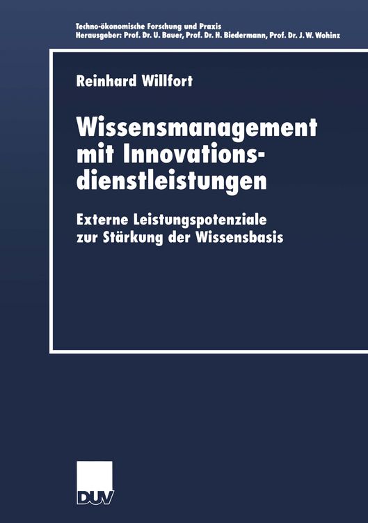 Produktbild: Wissensmanagement mit Innovationsdienstleistungen
