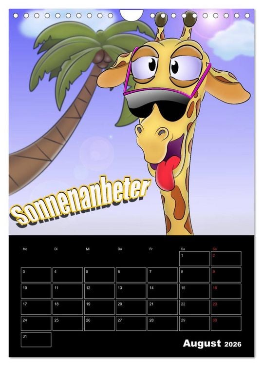 Produktbild: Cartoons - mir doch Bockwurscht (Wandkalender 2026 DIN A4 hoch), CALVENDO Monatskalender