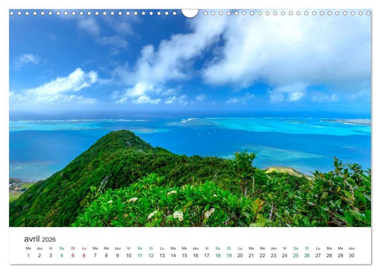 Produktbild: Magnifique &icirc;le Maurice (Calendrier mural 2026 DIN A3 vertical), CALVENDO calendrier mensuel