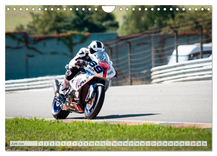 Produktbild: Motorrad Rennsport (Wandkalender 2026 DIN A4 quer), CALVENDO Monatskalender