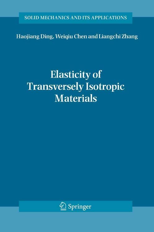 Produktbild: Elasticity of Transversely Isotropic Materials