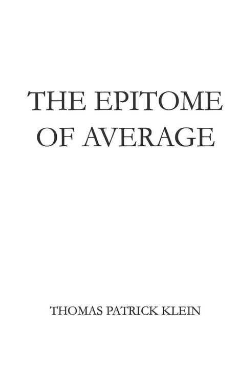Produktbild: The Epitome of Average