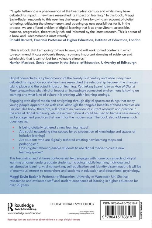 Produktbild: Rethinking Learning in an Age of Digital Fluency