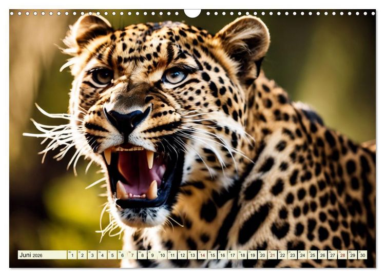 Produktbild: Gefleckte J&auml;ger (Wandkalender 2026 DIN A3 quer), CALVENDO Monatskalender