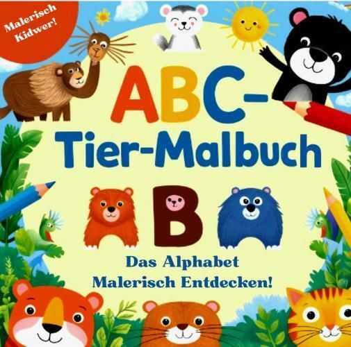 Produktbild: ABC-Tier-Malbuch - Das Alphabet malerisch entdecken!
