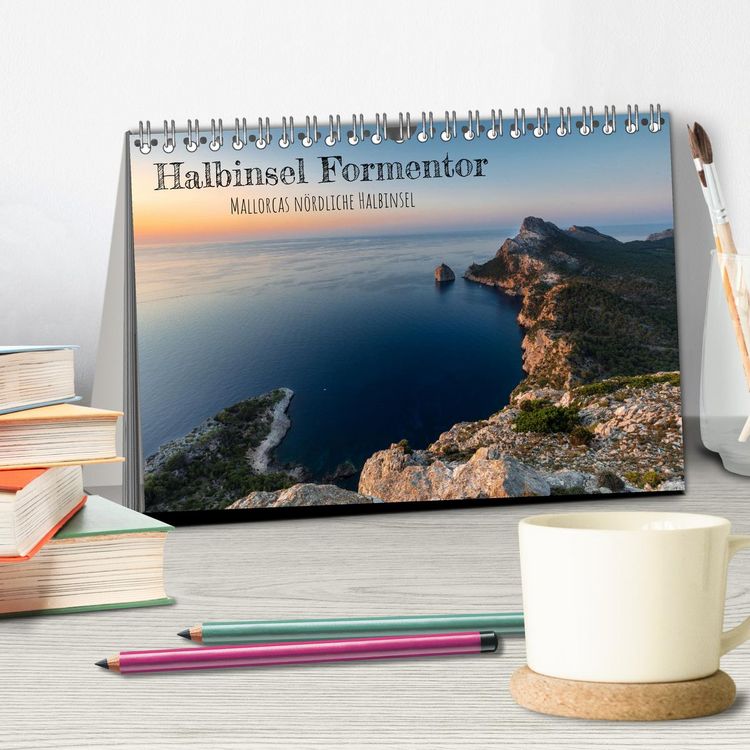 Produktbild: Halbinsel Formentor - Mallorcas n&ouml;rdliche Halbinsel (Tischkalender 2026 DIN A5 quer), CALVENDO Monatskalender