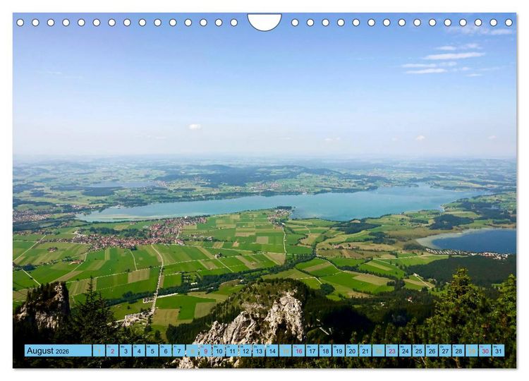 Produktbild: Sch&ouml;ner Forggensee (Wandkalender 2026 DIN A4 quer), CALVENDO Monatskalender