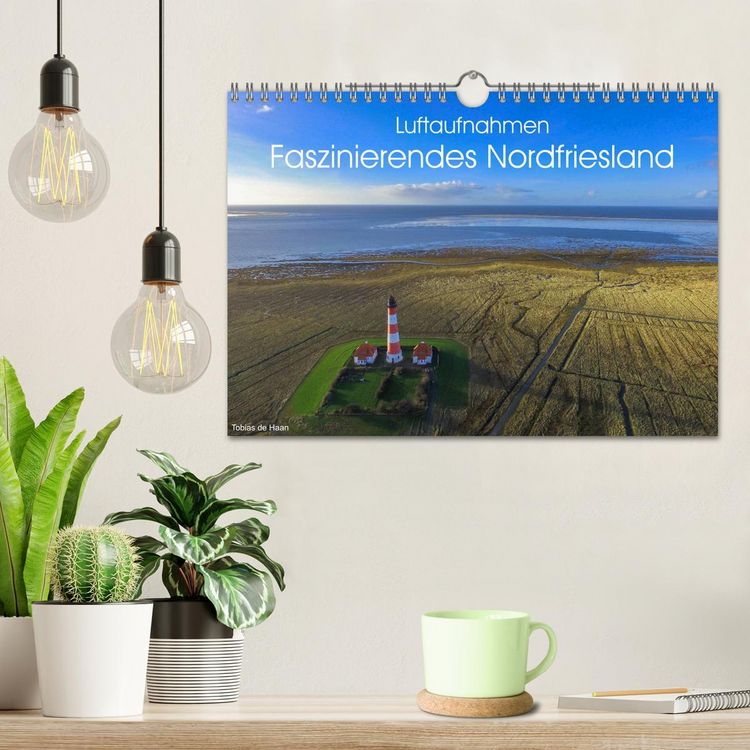 Produktbild: Luftaufnahmen - Faszinierendes Nordfriesland (Wandkalender 2026 DIN A4 quer), CALVENDO Monatskalender