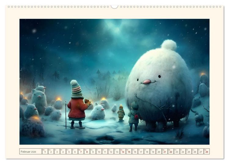 Produktbild: Fabelhafte fremde Welten (Wandkalender 2026 DIN A2 quer), CALVENDO Monatskalender