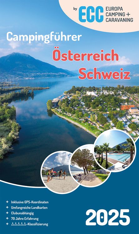 Produktbild: ECC Campingf&uuml;hrer &Ouml;sterreich / Schweiz 2025