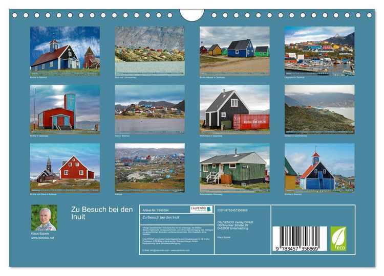Produktbild: Zu Besuch bei den Inuit (Wandkalender 2026 DIN A4 quer), CALVENDO Monatskalender